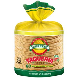 4.5″ Taquria Style Mini Yellow Corn Tortillas | Packaged