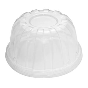 Clear Plastic Hi Dome Lids | Raw Item