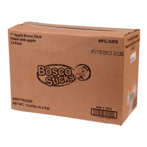Applestick Wgrain 7″ 72ct Bosco | Corrugated Box