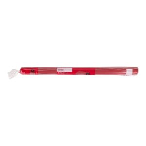 Red Plastic Table Cover | Packaged