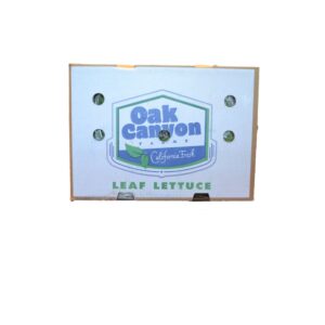 Red Leaf Lettuce | Corrugated Box