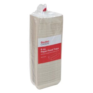6 Ounce Paper Food Trays | Packaged