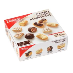 Delizza Tuxedo Dessert Asst 52ct | Packaged