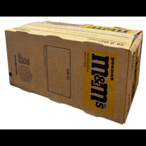 M&MS PEANUT RD/WHT/BLUE 38Z | Corrugated Box