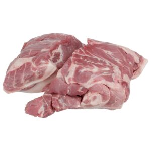 PORK BUTT BNLS 1/4″ TRM 2CT | Raw Item