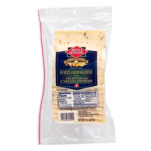 Dietz & Watson Sliced Pep Cheese 8oz | Packaged