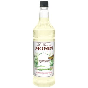 SYRUP LEMGRASS PLAS 1LTR MONIN | Packaged