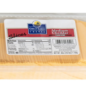 Cheese Ched Med Sliced | Packaged