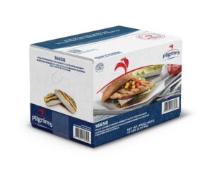 PIlgrims Grilled Fillets 4oz 10lb | Corrugated Box