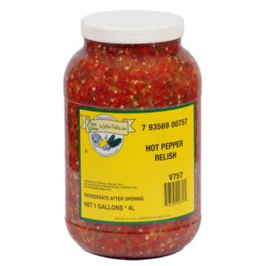 RELISH HOT PEPPER CHERRY 4-1GAL GIEL | Packaged
