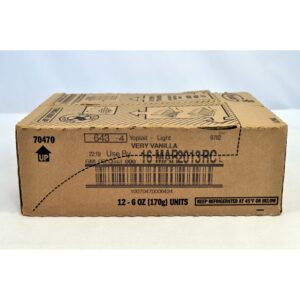 Light Vanilla Yogurt | Corrugated Box