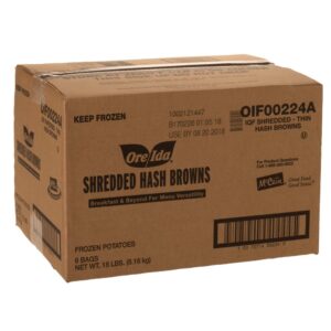 6-3# MCC SHREDDED HASHBROWNS IQF 224 | Corrugated Box