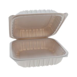 White 1 Compartment Containers | Raw Item