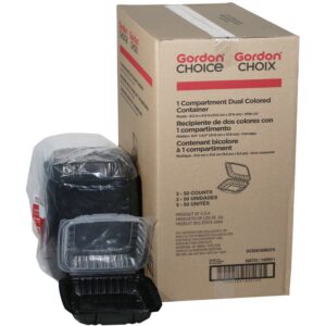 1-Compartment Dual Colored Container | Styled