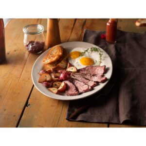 BEEF STK FLANK FIRE BRAISED 2-4.5# | Styled