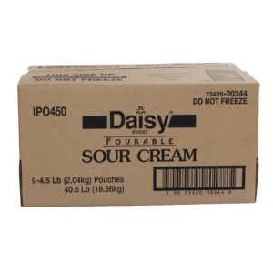 SOUR CREAM POUCH PK 9-4.5# DAISY | Corrugated Box