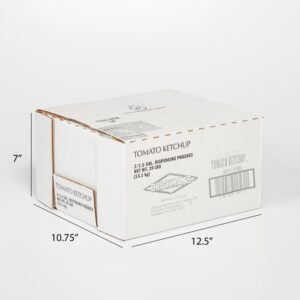 Ketchup Pouches | Corrugated Box