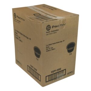 CUP SOUFF PLAS 2Z BLK 2500CT PACTIV | Corrugated Box