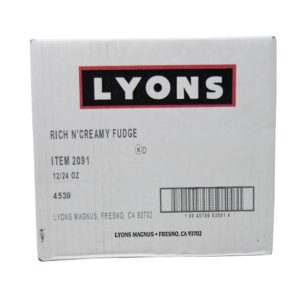 TOPPING FUDGE CRMY RICH | Corrugated Box