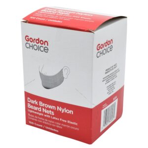 Dark Brown Nylon Beard Nets | Packaged