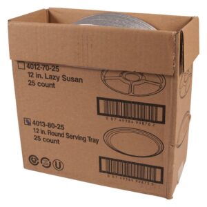 12″ Aluminum Tray | Packaged