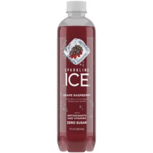 Grape Raspberry Sparkling Water | Packaged