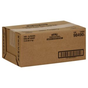 1000-7GM KETCHUP SCHOOL PC SS PKTS | Corrugated Box