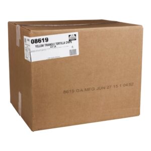 CHIP TORTILLA TRIANGL YLW 6-2# MISSFD | Corrugated Box