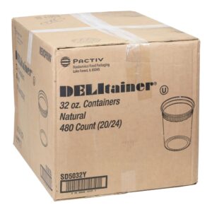 COT PLAS DELI 32Z 20-24CT DELITAINER | Corrugated Box