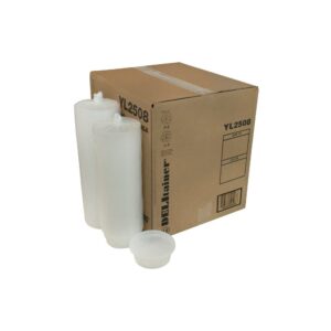 CONT W/LID 8Z CLR 240CT DELITAINER | Styled