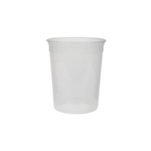 CONT W/LID 32Z CLR 240CT DELITAINER | Raw Item