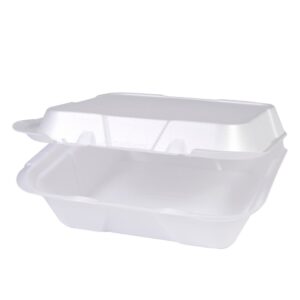 1- Compartment Hinged Plastic Containers | Raw Item