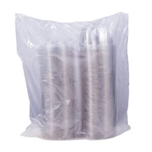 CONT BOWLPLAS 16Z CLR W/LID 4-60CT | Packaged