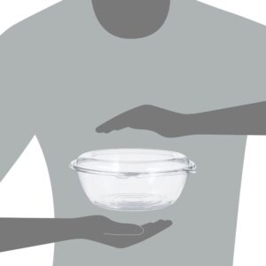 CONT BOWL PLAS 48Z CLR W/LID 2-50CT | Styled