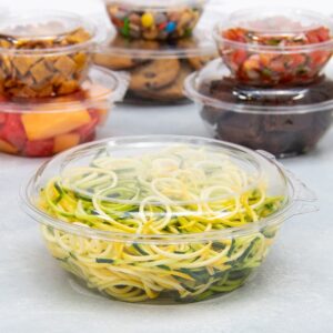 CONT BOWL PLAS 48Z CLR W/LID 2-50CT | Styled