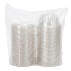 BOWL PLAS 32Z CLR W/ DOME LID 3-50C | Packaged