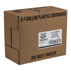 DRESSING CUCUMBER WASABI 2-1GAL KENS | Corrugated Box