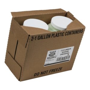 DRESSING CUCUMBER WASABI 2-1GAL KENS | Packaged