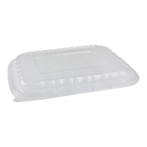 LID DOME 12X9 RECT CLR VNT 200CT | Raw Item