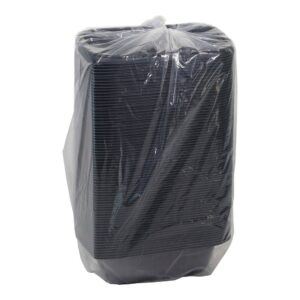 CONT PLAS 32Z RECT BLK 300CT ERTHCH | Packaged