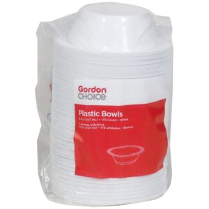 5 oz. White Plastic Bowls | Packaged