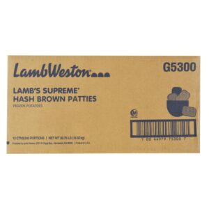 Patty Hash Browns | Corrugated Box