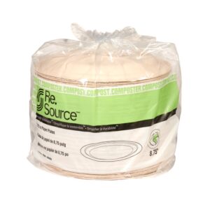 Molded Fiber Plate, 8.75 inches | Packaged