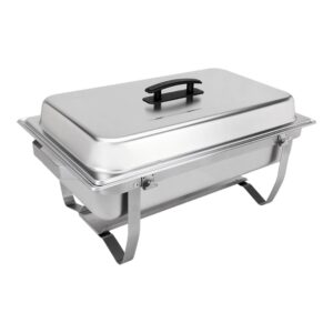 Sterno Folding Stainless Steel Rectangle Chafer | Raw Item
