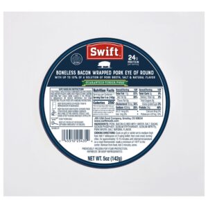 Boneless Bacon Wrapped Pork Loin | Packaged