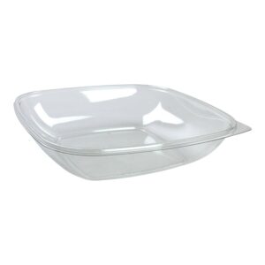 Clear 80oz Large Square Bowl | Raw Item