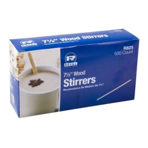 10-500 ct Stirrer Wood 7.5″ R825 | Packaged