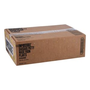 Plant Based Sausage Patty | Corrugated Box