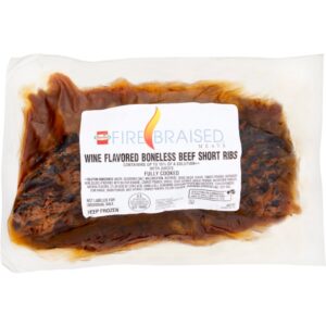 BEEF SHRT RIB FIRE BRAISED 4-6#AVG | Packaged