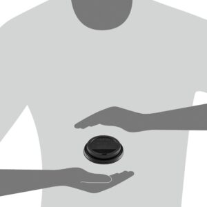 Plastic Traveler Lid, Black | Styled